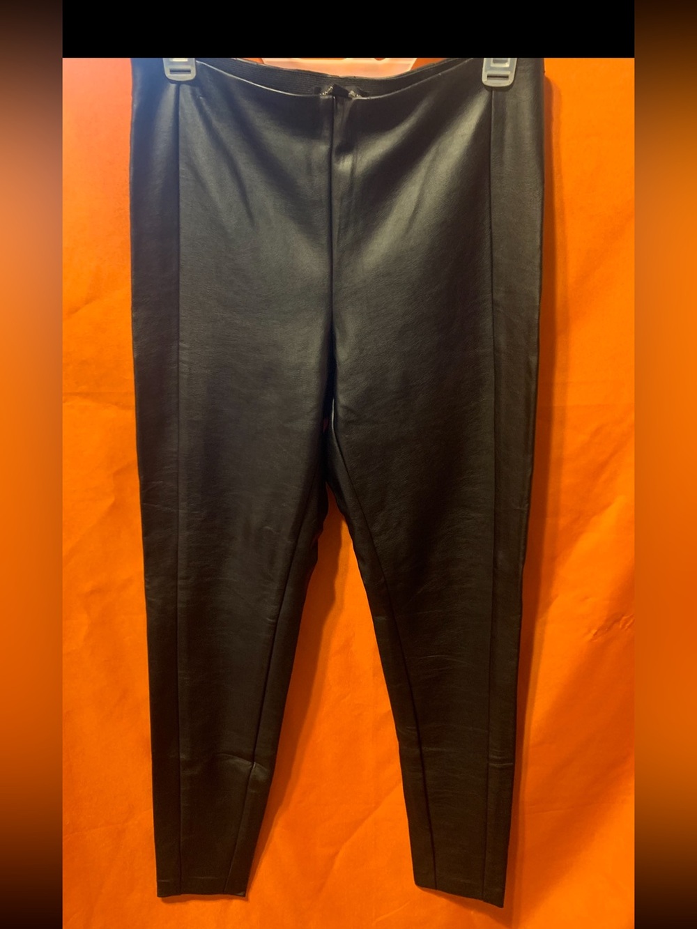 Banana Republic Black Faux Butter Leather Leggings
